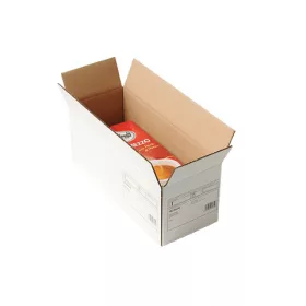Biela krabica s klopami  340x135x140mm