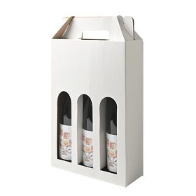 Kartonová krabica - na víno (veľkosť 3) biela