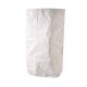 Papierové vrece s plochým dnom s fóliovou vložkou, biele 500x850x150mm