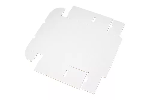 Biela skladacia krabica 120x120x90mm