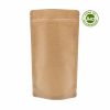 Doypack - Hnedé papierové sáčky kraft 100ml - 50 ks