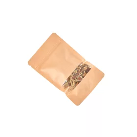 Doypack papierové sáčky kraft s okienkom 100 ml - 50 ks