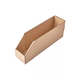Kartónový regálový zásobník 380x117x150mm